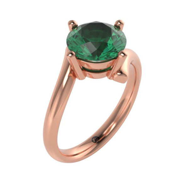 Smaragdovy zasnubny prsten
